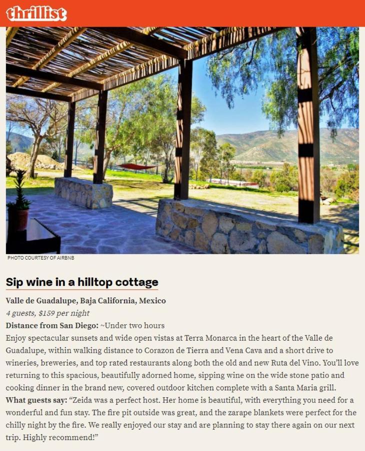Willa Terra Monarca Valle de Guadalupe Zewnętrze zdjęcie